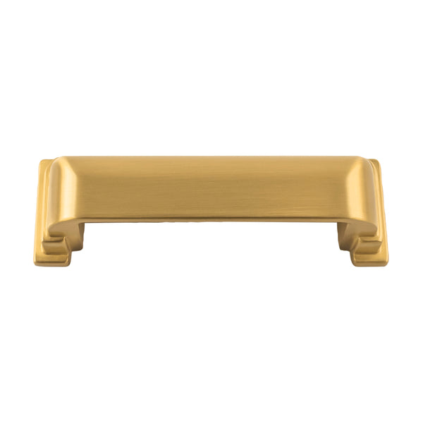 Belwith Heartland Antique Brass 3 Handle Drawer Pull - The Knob Shop